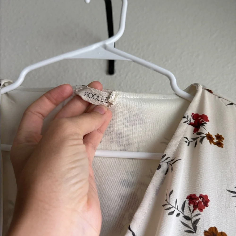 Roolee Floral Wrap Dress midi XXS - Picture 2 of 6